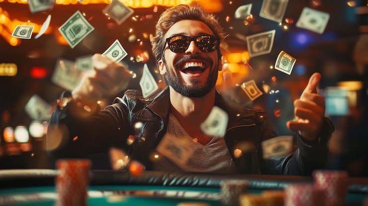 Antarmuka kontrol taruhan Money Train di bibitslot88